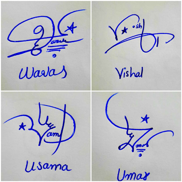 Different Types Of Signature For My Name