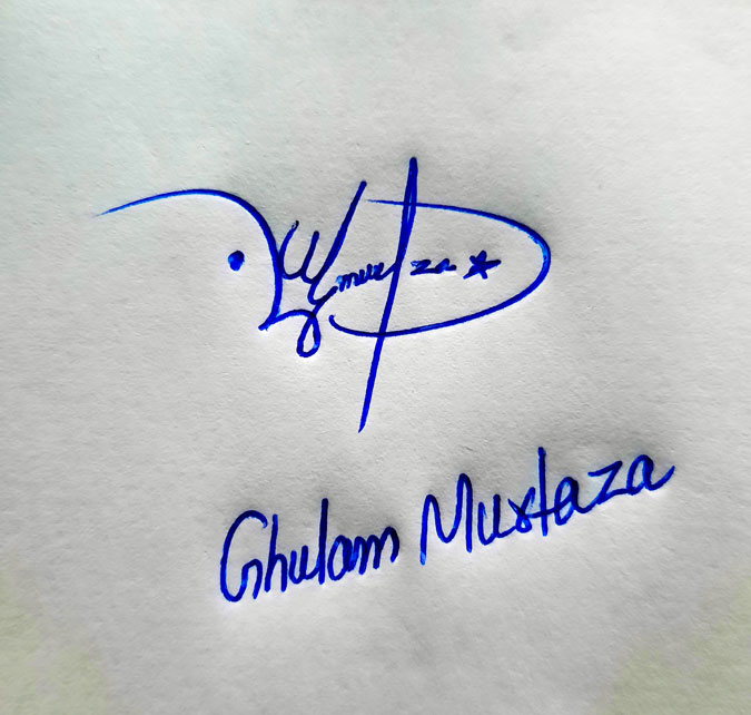 Ghulam Murtaza Name Online Signature Styles
