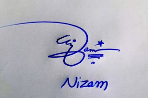 Nizam Name Online Signature Styles