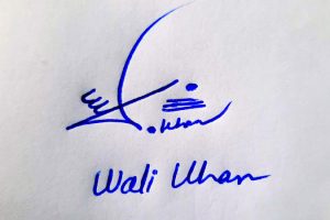 Wali Khan Name Online Signature Styles