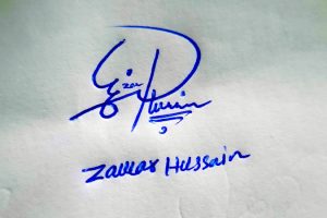 Zawar Hussain Name Online Signature Styles